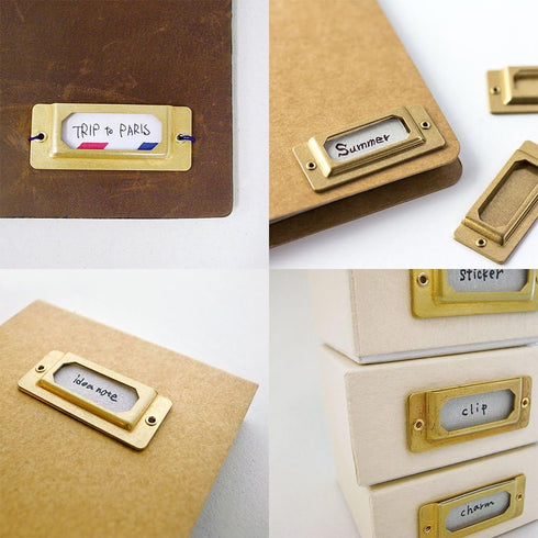 Brass Label Plate, Midori (82022006)