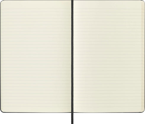 Moleskine Classic Notebook, Hard Cover, Large (5" x 8.25") Ruled/Lined, Black, 240 Pages