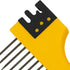 ALLWAY BC5 5-In-1 Painter's Tool with Multi-Functional Brush Comb by ALLWAY