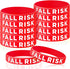 Sumind 12 Pcs Fall Risk Bracelet Emergency Alert Wristband for Elderly Patient
