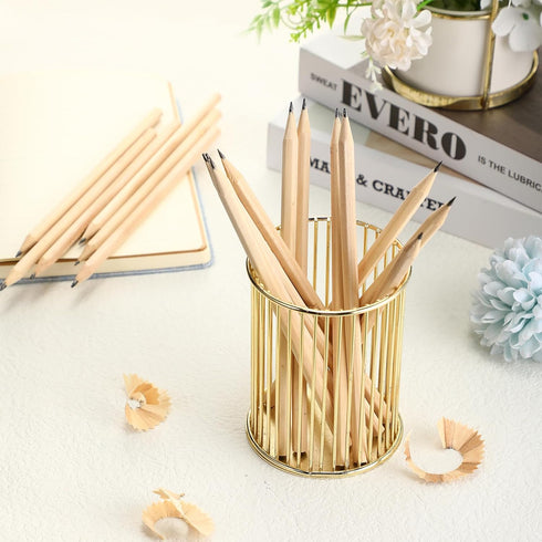 Fumete 500 Pieces Wooden Pencils Bulk, Hexagonal Grip HB Graphite Pencil Pack for Home Office Writing Supplies