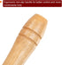 3pcs Wooden File Handle, 4.25 Inch 5mm Round Hole Ergonomic Handles with Metal Collar for Metal Files