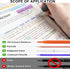 Sticky Long Tabs, 6 Sheet Highlighter Tape, 960 Pcs Translucent Sticky Notes for Annotating Books