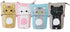 iSuperb Standing Pencil Pouch, Cute Cat Telescopic Zipper Canvas Pencil Bag for Kids
