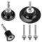 Junchamp Quick Change Disc Pad Holder, 3 Pack Roll Lock Disc Holder, with