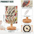 ALAZA Bedside Table Lamp for Bedroom Colorful Bird Nightstand LED Light Lamps with USB Port Linen Fabric Shade Table