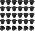 PATIKIL 30 Pcs 6mm Diameter Silicone Round Snap, Locking Furniture Hole Plug Button for 6-6.5mm Hole