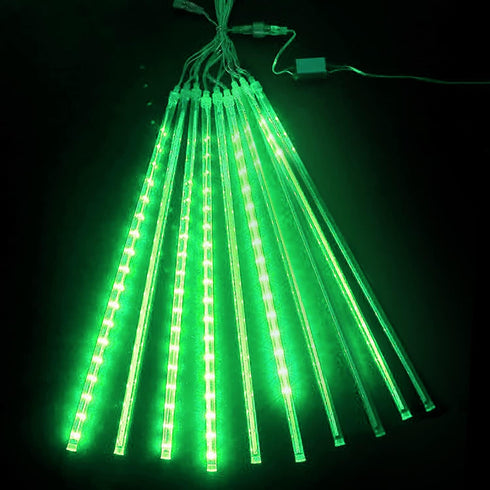 Roytong 10 12 Inch 360 High Brightness Tube LED Meteor Shower Rain Lights Cascading Falling Rain Outdoor Light