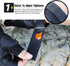 Cyuanxgr 8 LED Flashlight Gloves, Half Finger Lighted Gloves Gifts for Men Women, Flashlight Gloves with LEDs Stocking