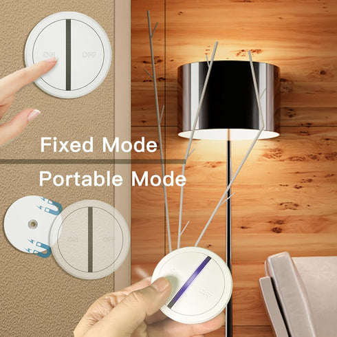 Wireless Remote Control Outlet Plug, 15A Remote Switch, 656ft RF Range for Indoor Lights, Appliances, White