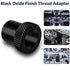 2 Pack Thread Adapters and Washers, 1/2x28 to 3/4x16 Steel Thread Protector with Rubber Washer (Black)