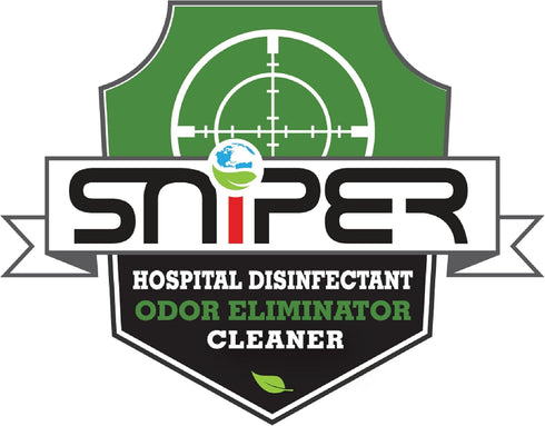 SNiPER Hospital Disinfectant, 32 Ounce Spray, Odor Eliminator & All-Purpose Cleaner