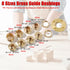 Wenzhon Set 11Pcs Router Template Guides - Brass Router Templates with Lock Nut Adapter, Machined Router Template