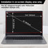 16 Inch 16:10 16" 1920x1200 Laptop Privacy Screen Filter, Anti Blue Light Glare & Anti Scratch Computer Privacy Shield