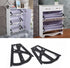2 Respicefinem Layers Shoes Drawer Cabinet Hinges Flip Frames Shoes Turing Rack Replacement Fittings for Kitchen Living