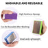 XKDOUS 6PCS Diamond Hand Polishing Pads, 60/100/200/400/600/1000 Diamond Sanding Pads for Ceramic Tile Glass Stone