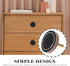 2pcs balacoo Black Gold Single Hole Leather Drawer Pulls Cabinet Handles Round Leather Cabinet Knobs for Dressers