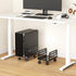 5.5 9.8 inch Cart,Black(ZJJ005) suptek Computer Tower Stand,Mobile CPU Rolling Stand, to Wide Adjustable Mobile Cart