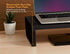 4 Bostitch Office Konnect Adjustable Monitor Stand Riser, Height Adjustments, Built-In Cable Management, Rubber Feet