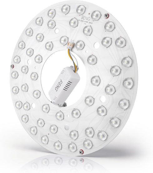 10.63 Inch Ceiling Fan LED Light Replacement, 24W Dimmable 3CCT 3000K 4200K