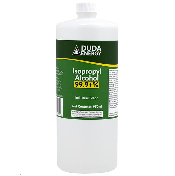 Duda Energy 2 x 950ml Bottles of 99+% Pure Isopropyl Alcohol Industrial Grade IPA
