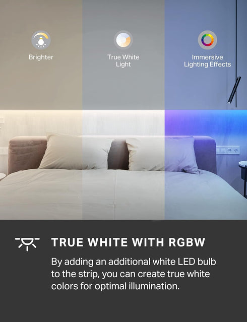 16.4Ft, 1000 16M Dimmable 50 IP44 Trimmable L930-5 Tapo TP-Link RGBWIC Smart LED Light Strip Lumens, Colors, Color