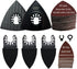 105 Pcs Oscillating Multi Tool Sanding Pads Kit - 100 Pcs Sandpaper for Wood Sanding