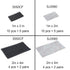 Dual Lock Tape 2in x 4in 4pcs, Dual Lock Heavy Duty Mounting Tape,Interlocking Tape Reclosable Fastener Self Sticky 3550CF Dual Lock Strip for EZ Pass Mounting Tape Black by P7yaumy