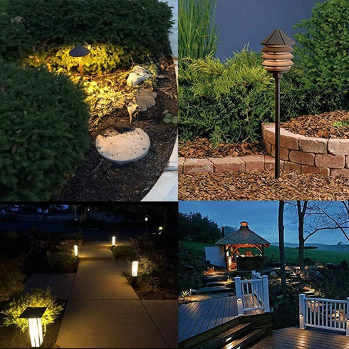 T5 T10 921 194 Wedge Base Landscape: 12volt LED Waterproof Light Bulb, 25W Equivalent 3Watt, Warm White 2700K-3000K