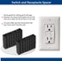 Switch and Receptacle Spacer, 100pcs Electrical Outlet Spacers for Loose Outlet Electric Switch