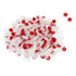 Antrader 100 Pcs Data Phone Wire Butt Splice 3 Ports UR Connectors, Red Clear