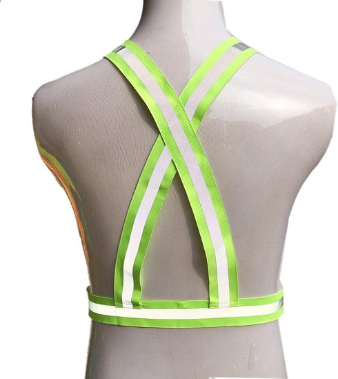 zojo Reflective Vest Pack of 10, Adjustable Lightweight Safety & High Visibility for Running, Neon Yellow