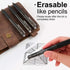 Vanstek 18 Black Retractable Erasable Gel Pens Clicker, Fine Point(0.7), Make Mistakes Disappear, Premium Comfort Grip, Black Ink for Planners, Note Taking and Crossword Puzzles by Vanstek