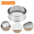 PATIKIL 250 Mesh Lab Sieve, 4" Diameter Test Sieve with 304 Stainless Steel Wire Cloth for Industrial Laboratory Use