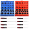 Swpeet 834Pcs O-Ring Washer Assortment Kit, SAE and Metric, Nitrile Rubber for Plumbing and Automotive