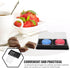 100pcs Packaging Double-compartment Bakery Boxes for Mooncakes, Cheesecake, Tiramisu, and Mousse Desserts Mini Cake