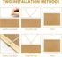 GDMINLO Cork Board Bulletin Board, 15.7"X 12" Pin Boards with Oak Wood Finish Frame for Office Home School