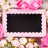 Whaline 65.6ft Valentine's Day Bulletin Board Borders, 4 Rolls Pink Series Die-Cut Strips for School Office Chalkboard