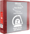 BAZIC 3 Ring Binder, 2" View Binders Slant D Ring Organizer - Burgundy, Holds 480 Sheets Paper, for School Office Home,