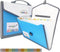 Expanding File Folder with Labels - 13 Pocket Accordion Document Organizer, Expanding Zip File Folder for Letter A4
