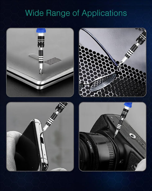 Set, 61 1 Set 57 ORIA Precision Screwdriver in Small Screwdriver with Precision Bits, Portable Repair Tool Kit