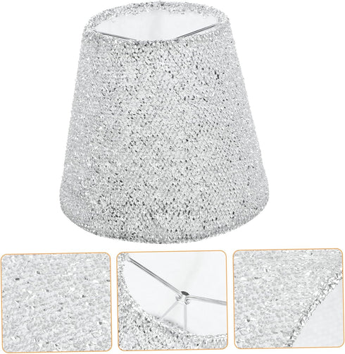 WOONEKY Elegant Lampshade Cover Stylish Cloth Light Fixture for Table Floor and Wall Lamps for Living Rooms Bedrooms