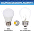 Simba Lighting LED Bug Non-Attracting Yellow Bulb, 5W 40W Equivalent, 4 Pack, Outdoor Porch Light, Amber Warm 2000K