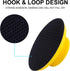 Hook and Loop Hand Sanding Block, 5 Inch Mouse and Round Sanding Holder, 2 PCS for Woodworking Sandpaper Holder