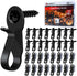 60 Pack String Lights Hooks, Stainless Steel Outdoor String Lights Hanger Clips