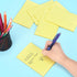 Early Buy Lined Sticky Notes, 6 Pads, 4x6, 45 Sheets/Pad, Bright Color Sticky Notes