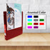 BAZIC 3 Ring Binder 1.5" Economy View Binders Organizer - Burgundy, Round Ring, Hold 280 Sheets Paper, for School Office Home, 1-Count by BAZIC Products
