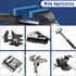 4 Inch Magnetic Vise Jaw Pads Covers, 1 Pair Universal Jaw Pads with Multiple Angle Grooves Design