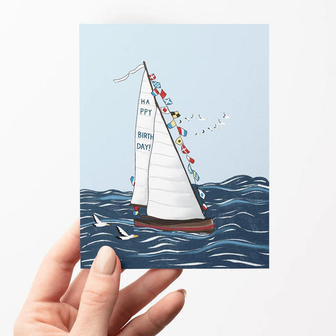 Salty Home Summer (Set 12 Preppy Days Greeting Cards of assorted designs)