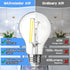 MAXvolador 60W Equivalent E26 LED Filament Light Bulbs, 850LM Daylight White, Non-Dimmable, 4-Pack